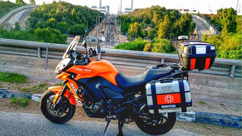 United Hatzalah motorcycle