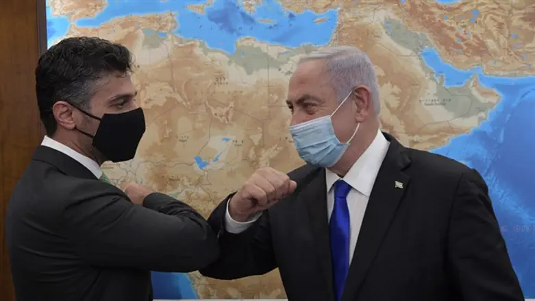 Netanyahu with UAE Ambassador to Israel