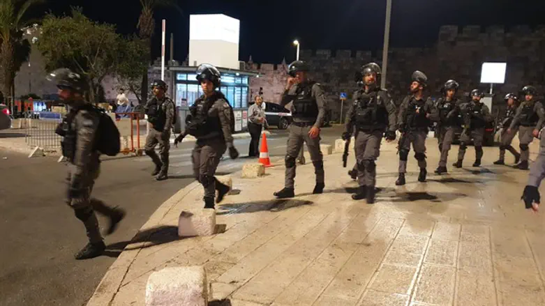 Полиция у Дамасских ворот