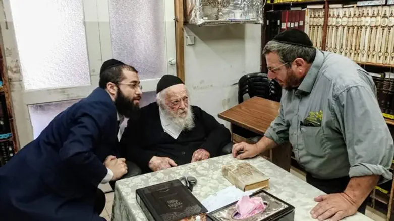 Ben-Yaakov meeting with R. Kanievsky