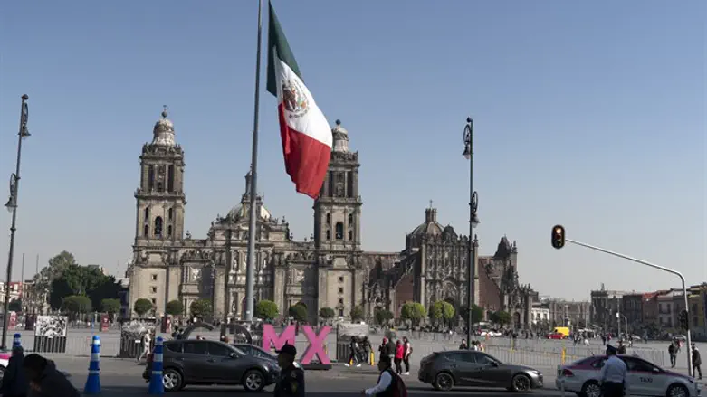 Main square in Mexico City, Mexico