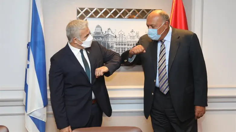 Lapid and Shoukry