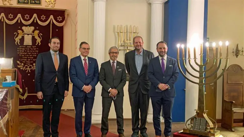 Ambassador Abushahab's visit to Antwerp's Jewish community