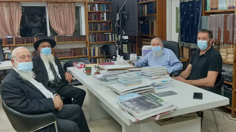 Minister Kahana meets Rabbi Druckman,