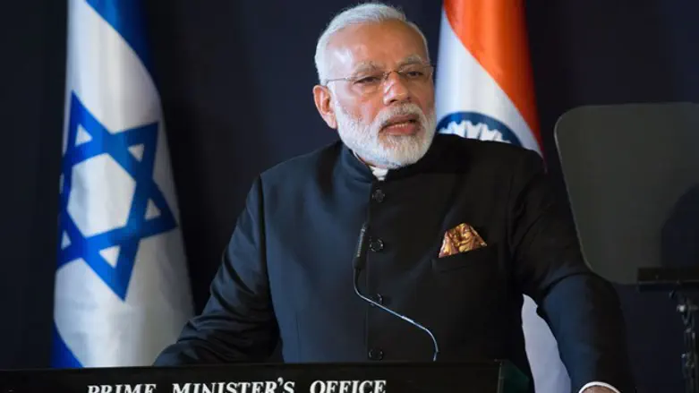 Indian PM Narendra Modi in Israel