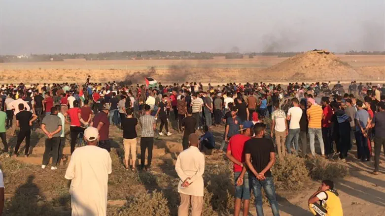 Riots near Gaza border