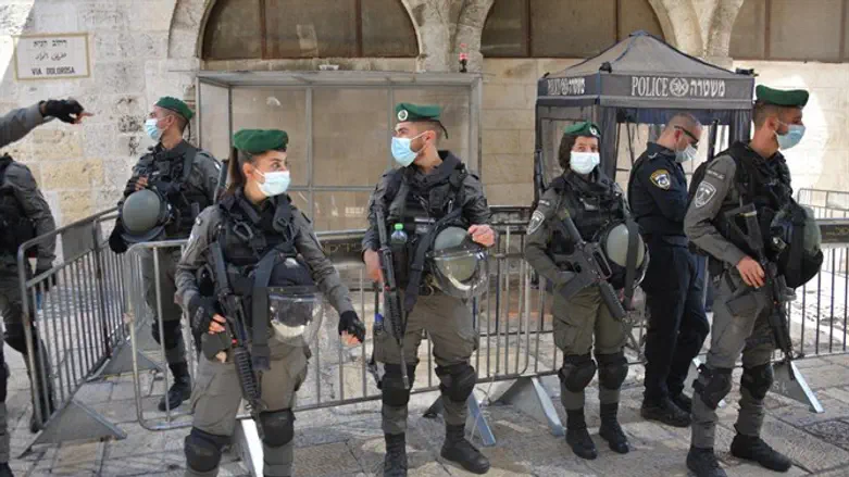 Силы безопасности готовятся к церемонии благословения коэнов в Иерусалиме