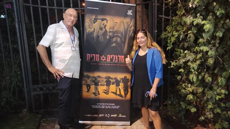 אסתר אלוש ואיציק לרנר בהקרנה החגיגית בפסטיבל חיפה