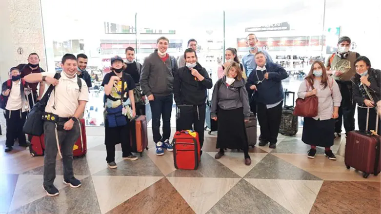Special needs students arrive in Israel
