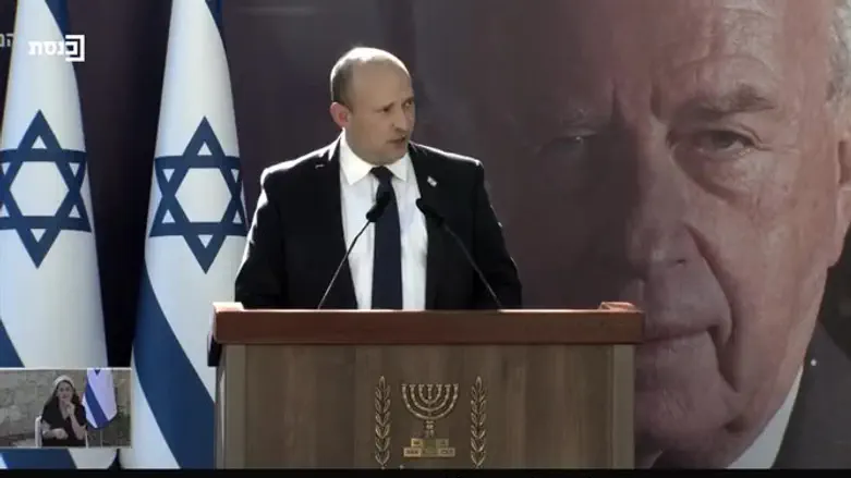 PM Bennett at Rabin memorialז"ל
