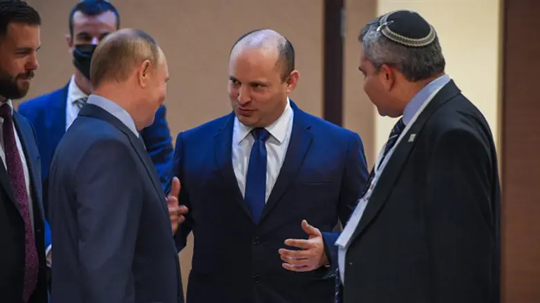 President Putin, PM Bennett and Minister Elkin