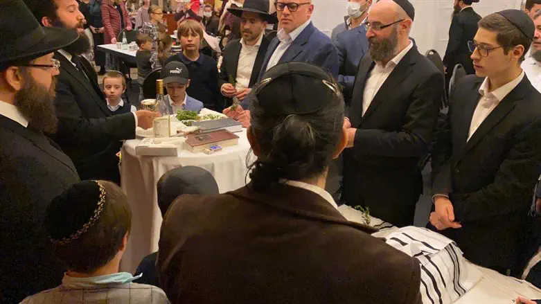 משתתפי השבת הקהילתית של יהודי ברלין
