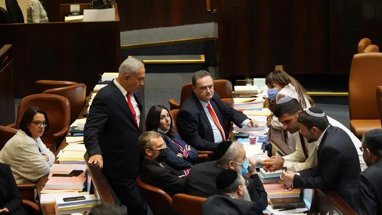 Opposition MKs in the Knesset