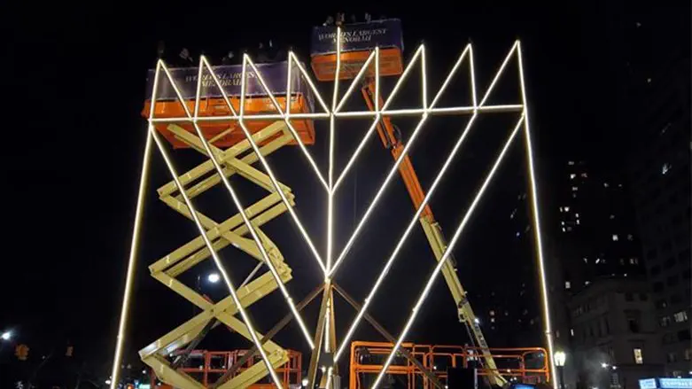 The world's largest menorah