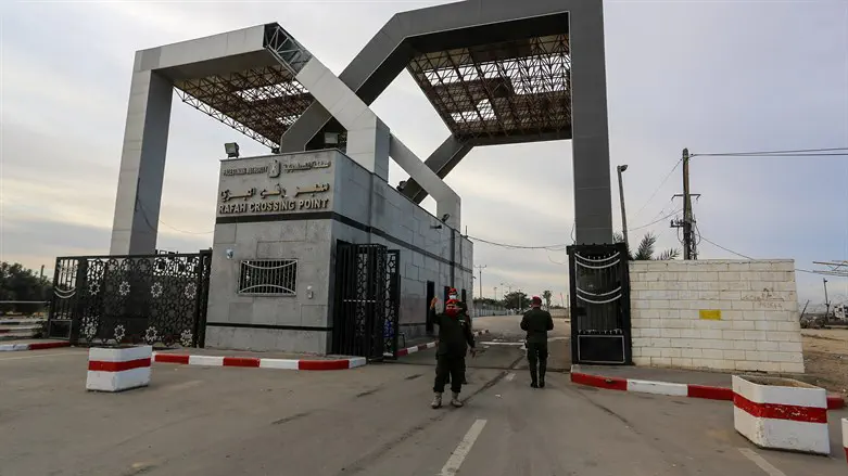Rafah Crossing between Egypt and Gaza