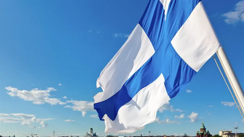 Флаг Финляндии. Иллюстрация