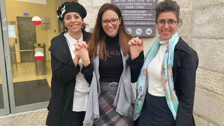 (L to R) Tehilla Cohen, Orly Vital and Pnina Omer