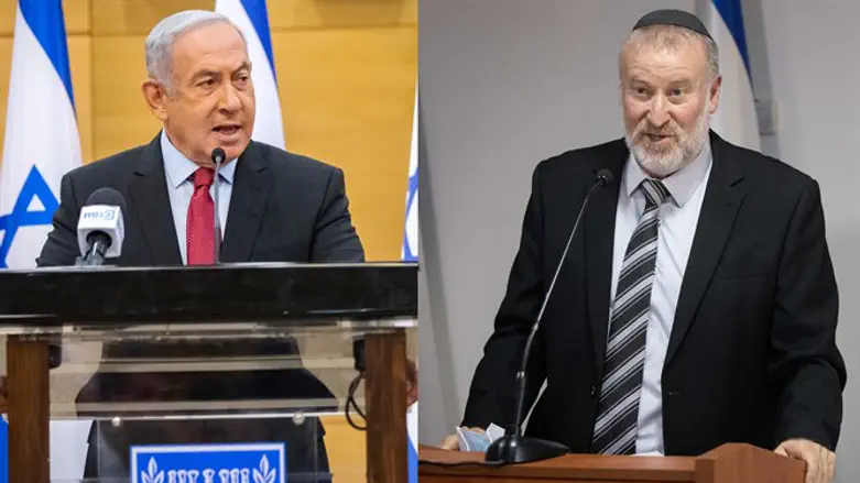 Биньямин Нетаньяху и Авихай Мандельблит