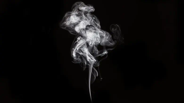The smoke of  the incense