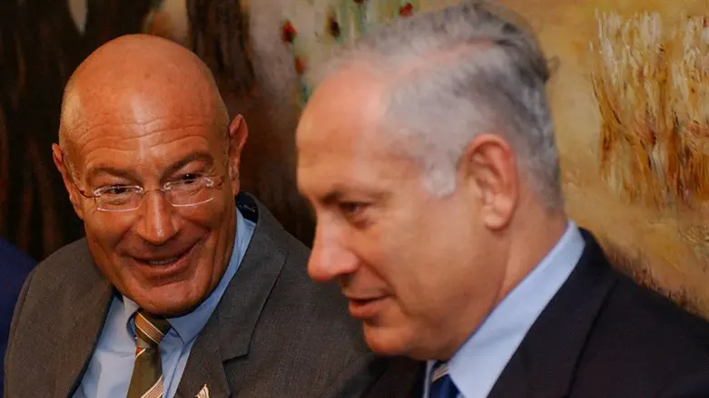 Arnon Milchan and Benjamin Netanyahu