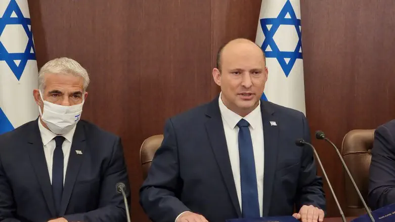 Prime Minister Bennett with Foreign Minister Lapid