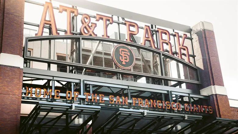 AT&T Park baseball park, home of the San Francisco Giants