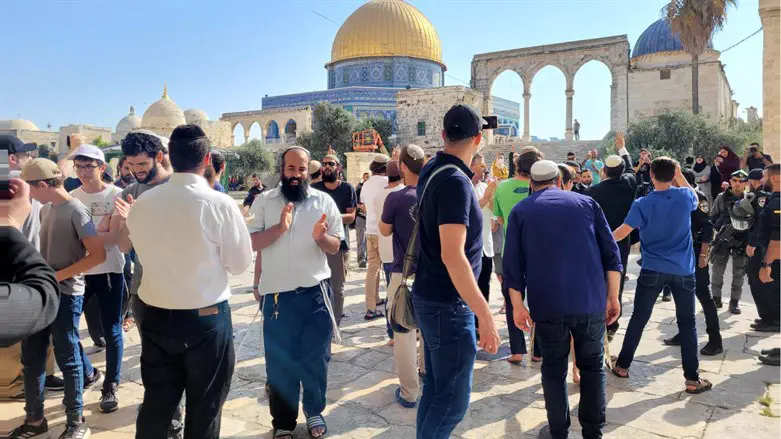 Jews on Temple Mount during Tisha B'Av