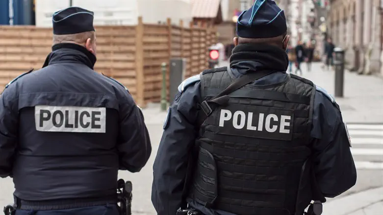 Police officers in Paris, France