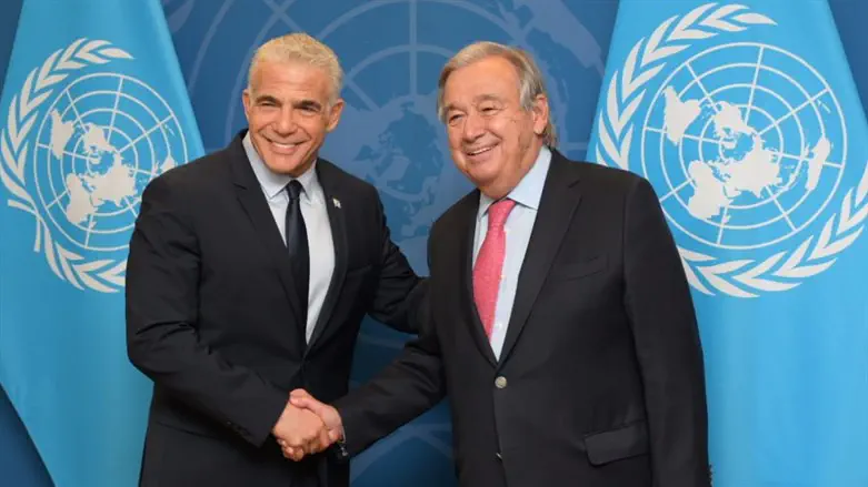 Lapid ith UN Secretary General