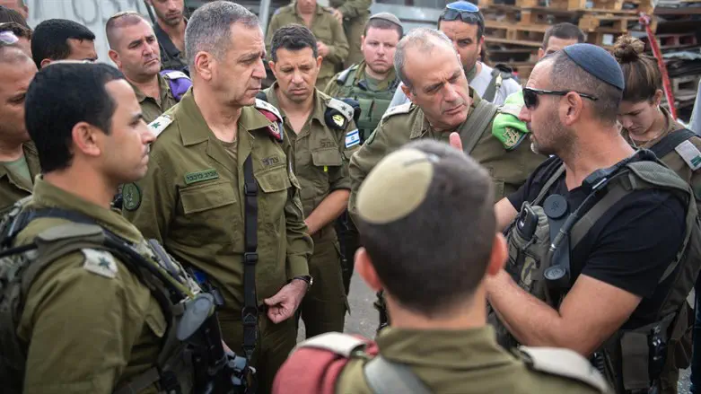 IDF Chief of Staff at scene of attack
