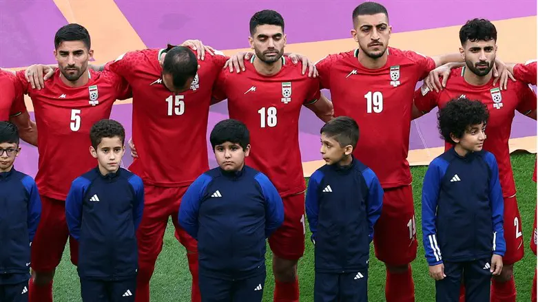 Iranian soccer players protest at World Cup
