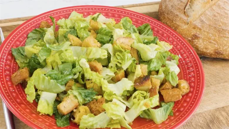 Parve Sourdough Caesar Salad