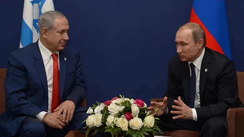 Биньямин Нетаньяху и Владимир Путин. (Архив)