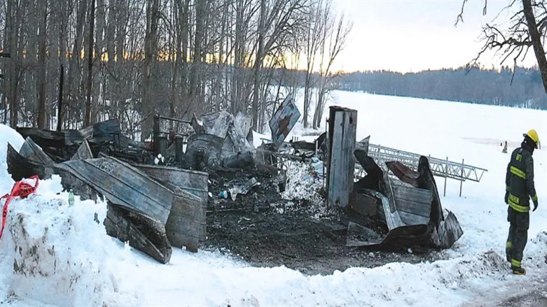 Police investigate a fire at Camp B'nai B'rith in Pontiac, Quebec