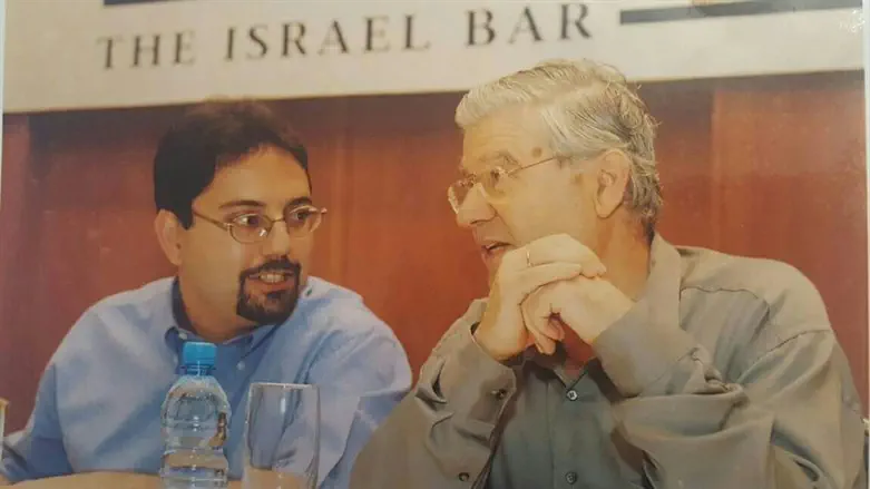 השופט ברק ויובל אלבשן בכנס לשכת עורכי הדין באילת  2001