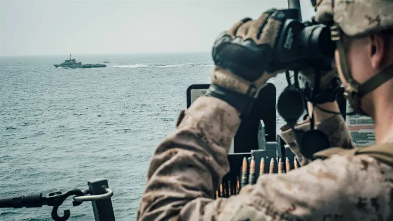 US Marine in Strait of Hormuz