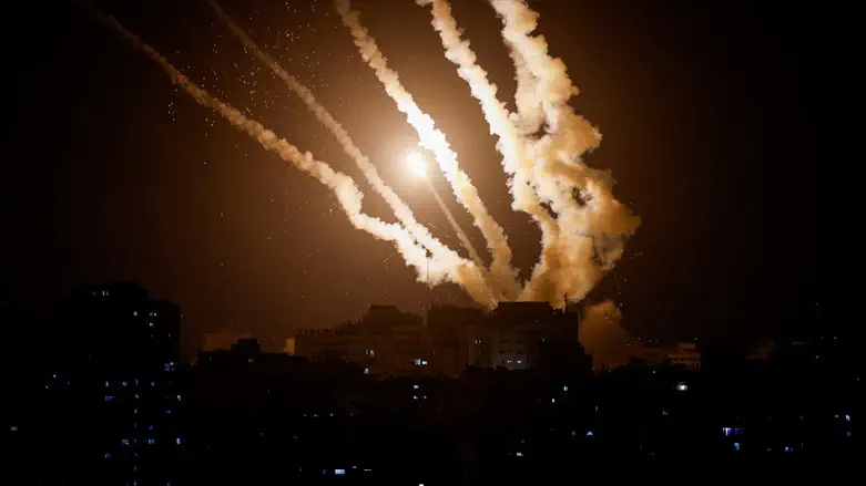 Запуск ракет из Газы