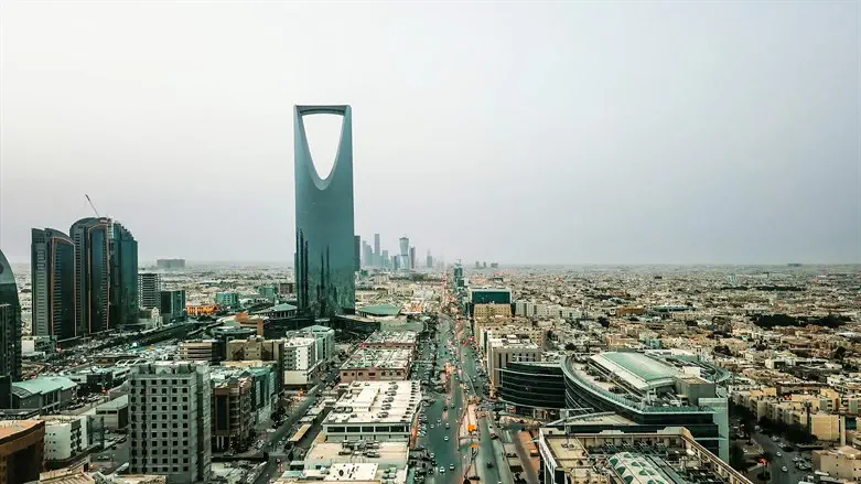 Aerial view of Riyadh, Saudi Arabia