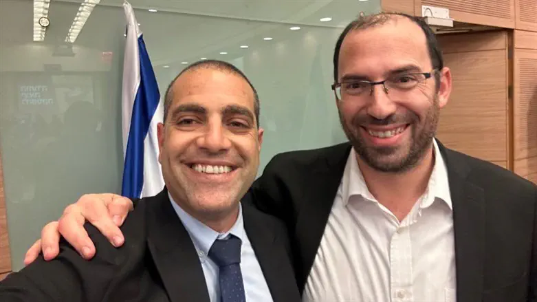 MK Simcha Rothman and coalition chairman Ofir Katz