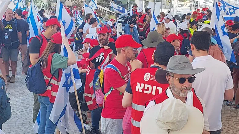 מחאת רופאים בירושלים