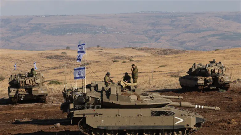 IDF soldiers on the northern border