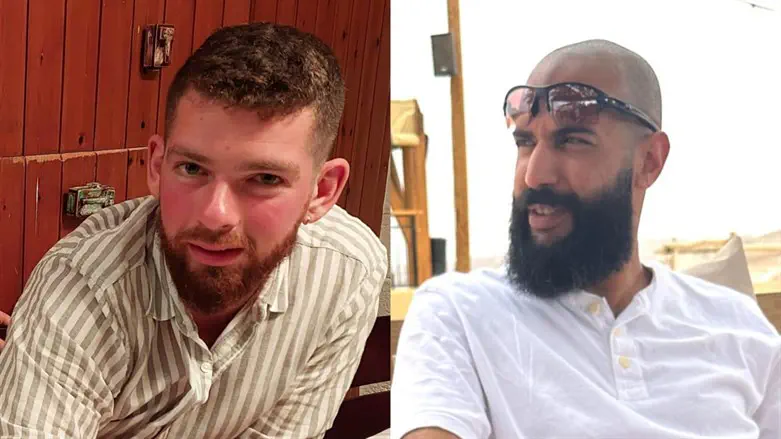 Gil Daniels and Yahel Gazit, who fell while fighting in Gaza