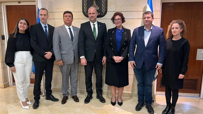 Members of Brazilian National Congress  in Israel