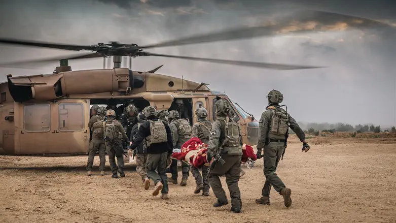 Evacuating injured from Gaza