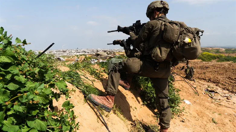 Бойцы батальона "Нецах Иегуда" в секторе Газы