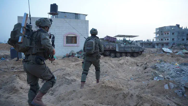 IDF forces in eastern Rafah