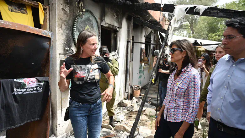 Nikki Haley visits Kibbutz Nir Oz