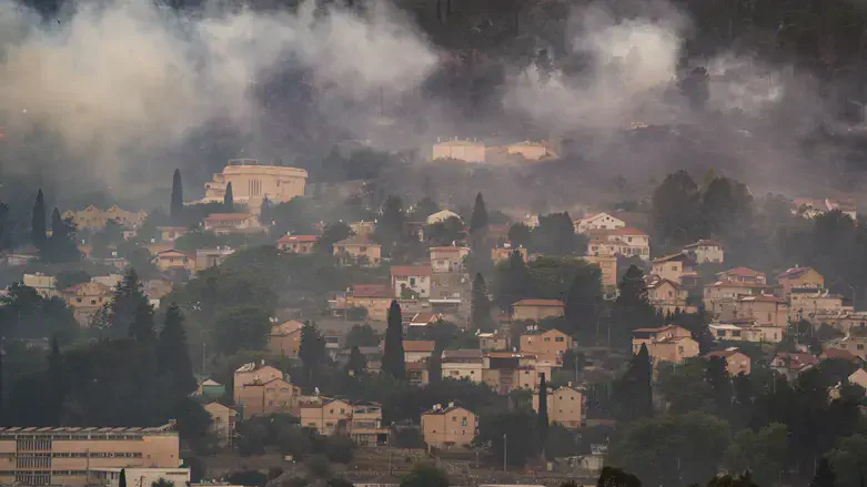 The fire in Kiryat Shmona