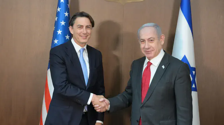 Benjamin Netanyahu and Amos Hochstein