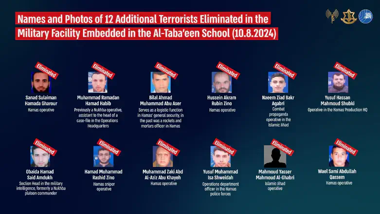 12 more dead terrorists identified